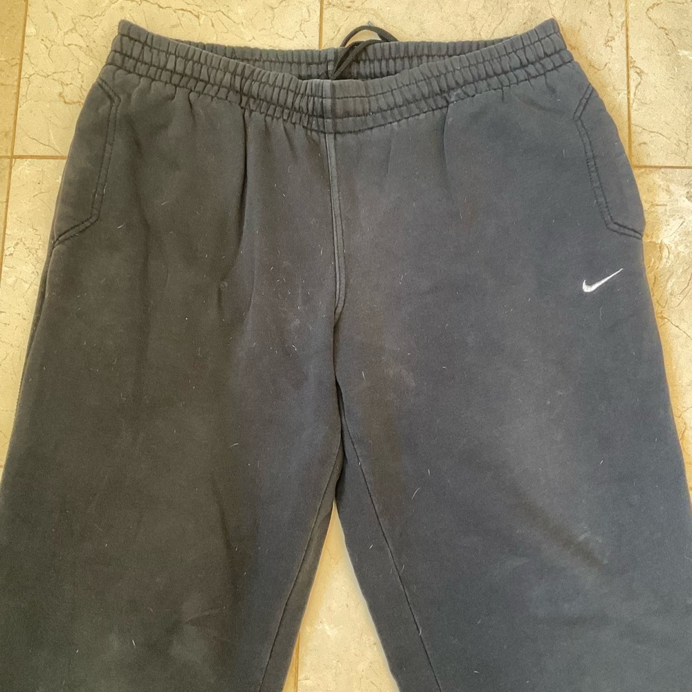 Nike sweats / joggers / loungewear, charcoal gray, drawstring waist, Men’s Sz L - Picture 2 of 12
